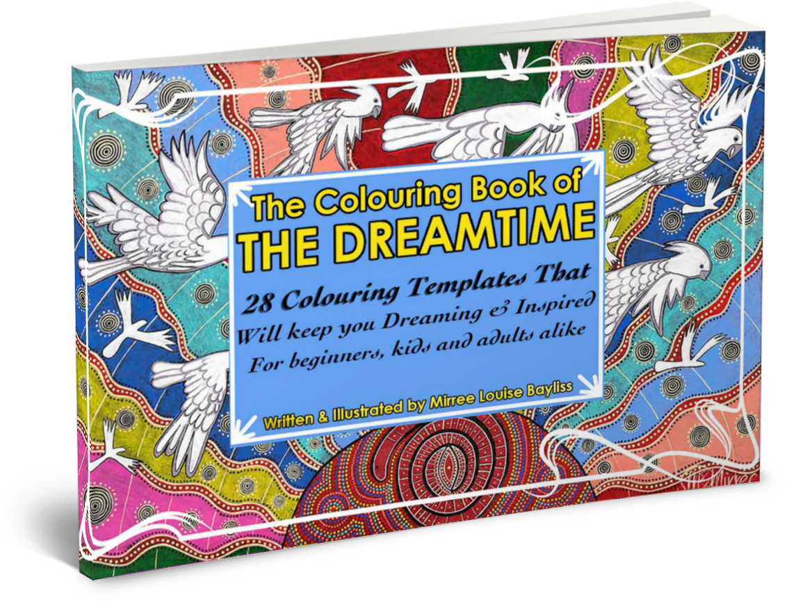 'Dreamtime Colouring Book' COLOURING BOOK by Mirree Contemporary Dreamtime Animal Series