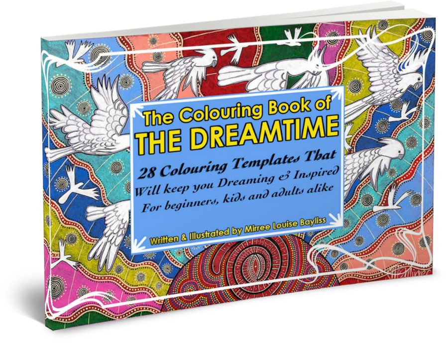 'Dreamtime Colouring Book' COLOURING BOOK by Mirree Contemporary Dreamtime Animal Series