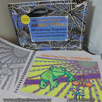 Thumbnail for Book Set - 2 Books 'Animal Totem Colouring Book' COLOURING BOOK and POCKET BOOK SET by Mirree Contemporary Dreamtime Animal Series