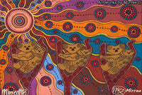 Thumbnail for Day Time Koala Painting A3 Girlcee Print by Mirree Contemporary Aboriginal Art
