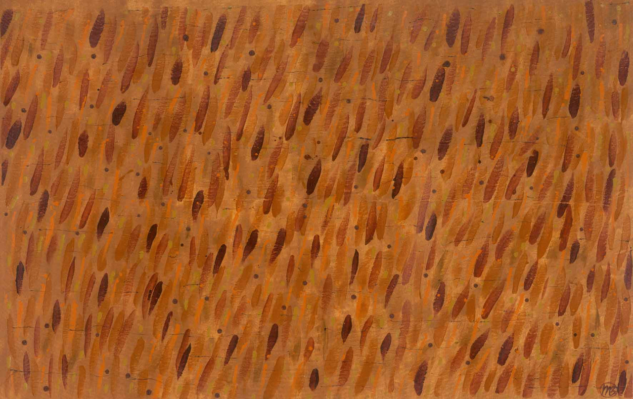Extra Large 'Dingo Fur' Contemporary Aboriginal Art Original Painting by Mirree