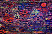 Thumbnail for 'HEALING EMBRACE' A3 Girlcee Print by Mirree Contemporary Aboriginal Art