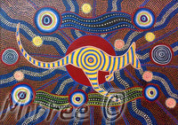 Thumbnail for Movement of the Red Kangaroo Contempoary Aboriginal Art Original Painting by Mirree