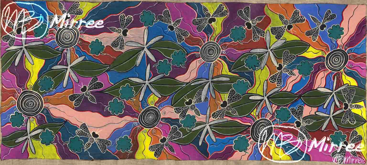 'Ancestral BEES' ORIGINAL PAINTING by Mirree Contemporary Aboriginal Art