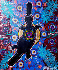 Thumbnail for Platypus Animal Dreaming Giclee Aboriginal Art Print by Mirree
