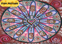 Thumbnail for What is a Mandala Aboriginal Art A6 Story PostCard Single by Mirree