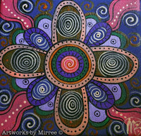 Thumbnail for Sacred Birthing Place Contemporary Aboriginal Art Original Painting by Mirree