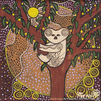 Thumbnail for Time Out Koala Dreaming Framed Canvas Print by Mirree Contemporary Aboriginal Art
