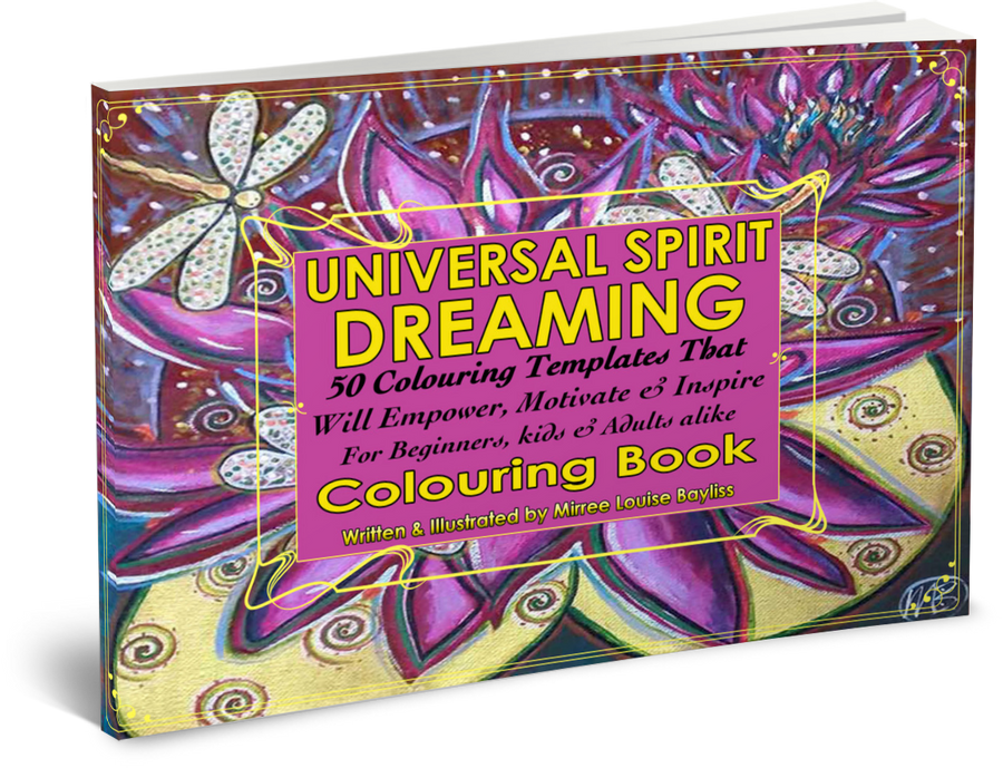 'Universal Dreaming Colouring Book' COLOURING BOOK by Mirree Contemporary Dreamtime Animal Series